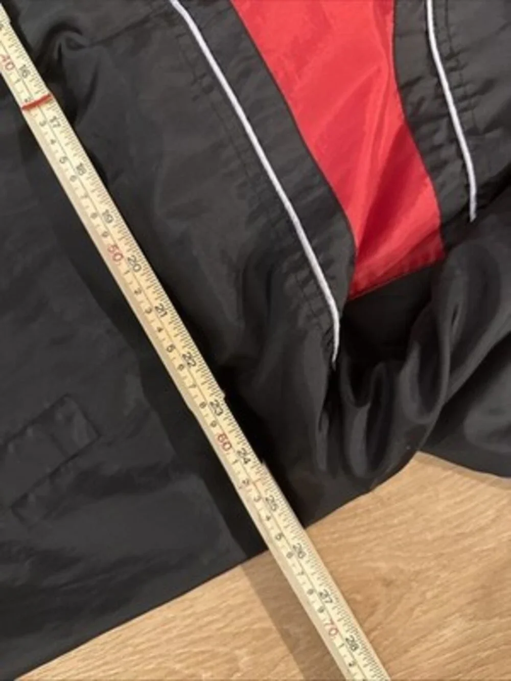Vintage 80s Pro Active Black & Red Windbreaker Jacket Korea‎ Made Track Jacket L